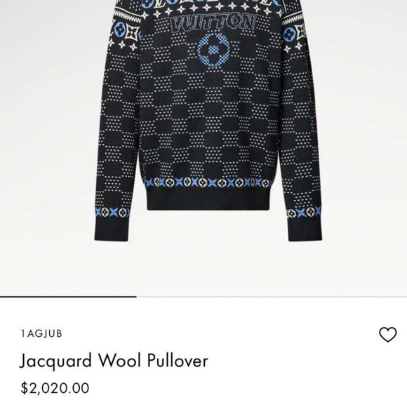 Louis Vuitton - Jacquard Pullover | Luxury Designer - Picture 4 of 6